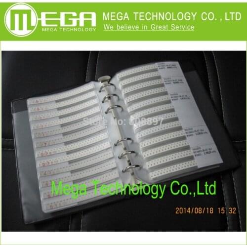 5% 0805 SMD Resistor sample book 177 values X 50pcs=8850pcs Samples kit for DIY