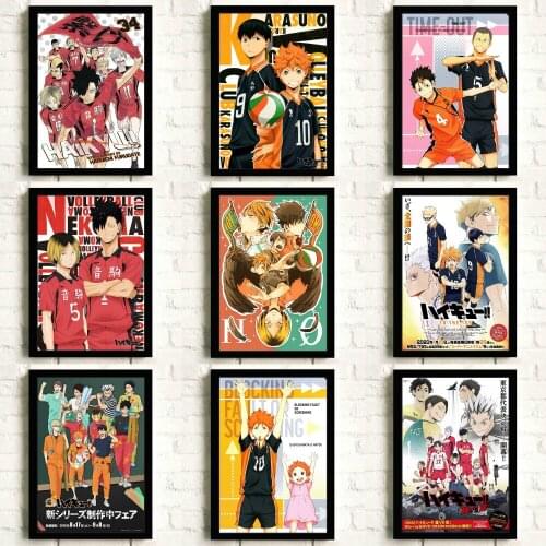 5D Diamond Painting Japanese Sports Diamond Embroidery Full Cartoon Anime Haikyuu! Mosaic Cross Stitch Kits Picture Room Decor