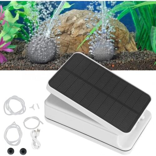AP002 Solar Powered Air Pump Aquariums Fish Tanks Solar Power Oxygenator Aerator