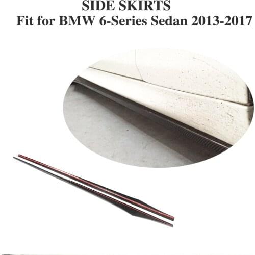 Carbon Fiber Side Skirts for BMW F06 F12 F13 M-Sport M-Tech Side Bumper Extension Lips 2013-2017