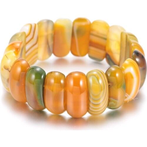 SZ0450h New Arrivals High Quality Natural Stone Geometric Rectangle Beaded Bracelets&Bangles for Women Jewelry