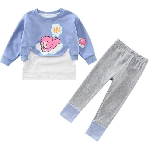 Children Clothes Girl Sets Autumn Toddler Girl Clothes Winter 2021 Girl Clothes Sets Fashion Cute Casual Wear Anime Clothes Set