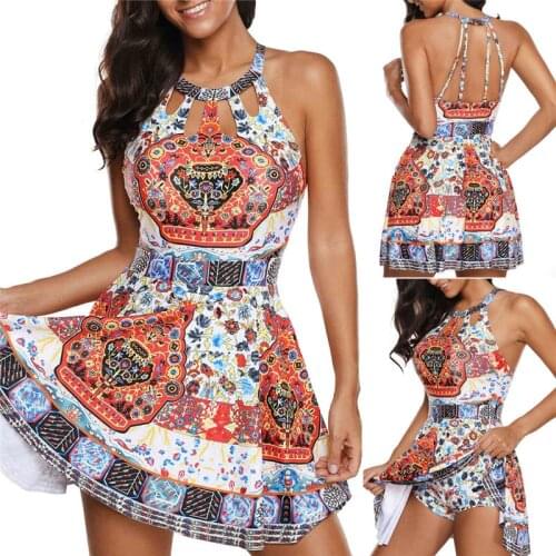 Meihuida Swimming Suit For Women Tankini Swimdress Swimsuit Beachwear Swimwear Bathing Bikini Plus Size Summer Beach Clothings