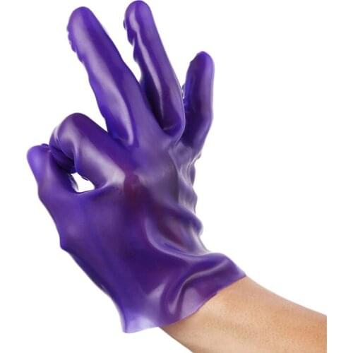 Magic Palm Hand Masturbator Sex Glove Female Masturbation Breast Nipple Vagina Massage Glove Couple Adult Games Flirting TK-ing