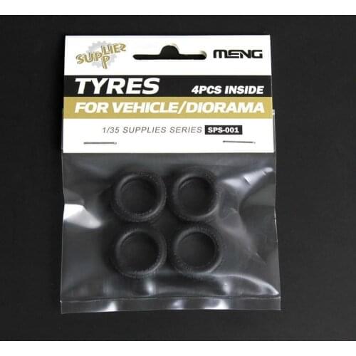 Meng Model 1/35 SPS-001 SCALE TYRES FOR VEHICLE/DIORAMA