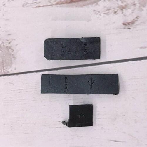 New copy 3pcs/set for Canon 5D4 side leather +USB leather + USB cover