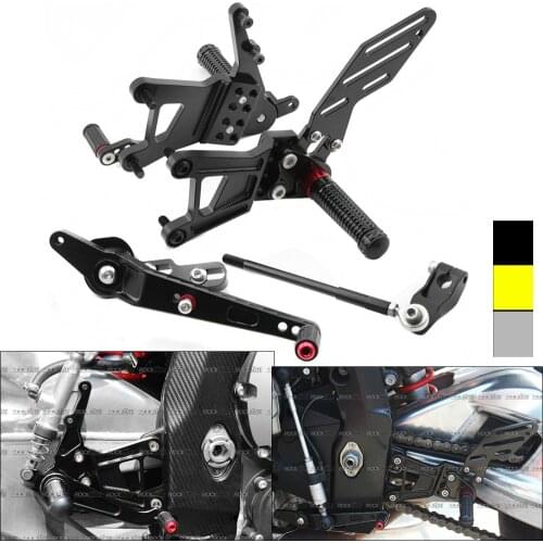 Racing Rider Rear Set Rearsets Foot Peg Rest Footpeg Brake Shift Lever Pedal For BMW S1000RR 09-14 2009 2010 2011 2012 2013 2014