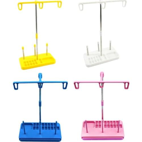 3 Spools Holder Stand Sewing Machine Embroidery Thread Rack Storage for Domestic