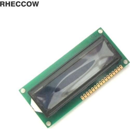 RHECCOW 5v 1601 16X1 16*1 80*36 Character LCD Module Display LCM blue blacklight white character for raspberry pi