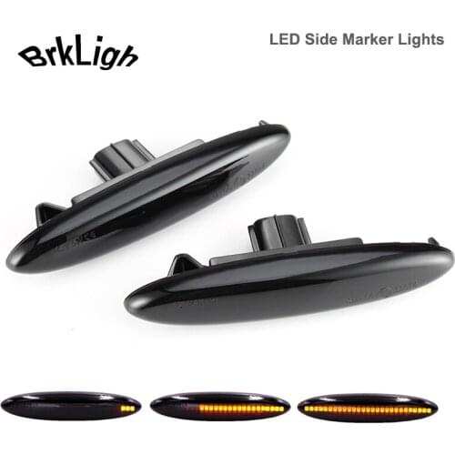 2pcs Dynamic LED Side Marker Light Turn Signal Lamps For Toyota Camry ACV40 Crown Highlander Kluger GSU4 Mark X S18 Soarer UZZ40