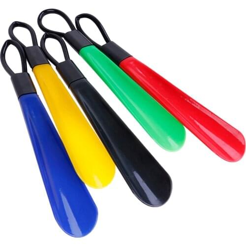 2PCS/lot Plastic 28.5cm Plastic Spoon Shape Pull Shoes Shoehorn Professional Women Men Shoes Horn High Quality