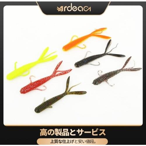 Ardea soft bait 10pcs 72mm 1.3g fishing lure Swimbait eazyWobblers Pesca Silicone Tackle trout Carp Jigging bass pike winter
