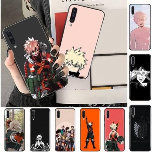 Katsuki bakugo my hero academia Phone Case For Samsung A40 A31 A50 A51 A71 A20E A20S S8 S9 S10 S20 Plus note 20 ultra