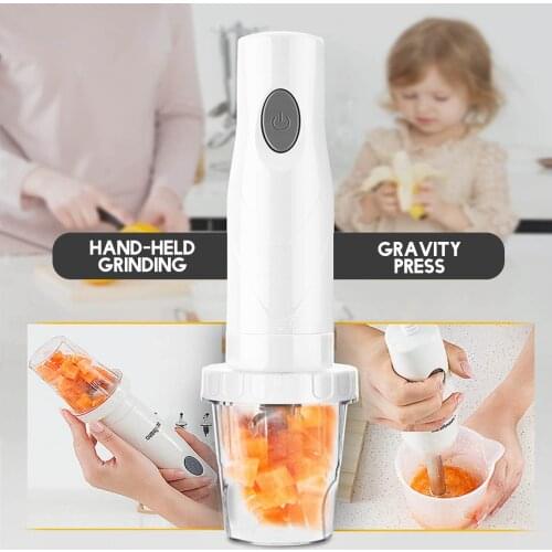 2 Blades 4 in 1 Electric Food Blender Multifunctional Mixer household Detachable Stainless Steel hand-held stirring rod 220V