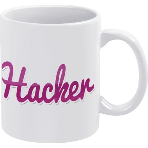 Hacker Mug Cheap Mug Fun Pottery Cappuccino Cups