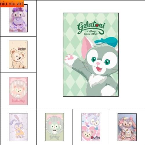 Disney Cute Rabbit Animation Diamond Painting Diamond Inlaid Diamond Mosaic Diamond Embroidery Cross Stitch Kits Home Decoration