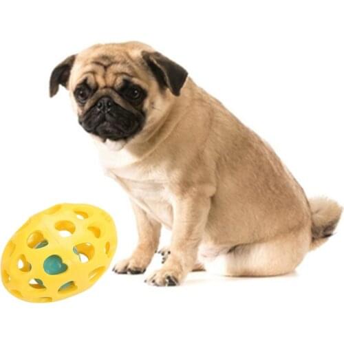 Pet Bell Ball Dog Toy Cat Toys Pet Dog Ball Bell Chew Toys Play Teeth Training Pet Products