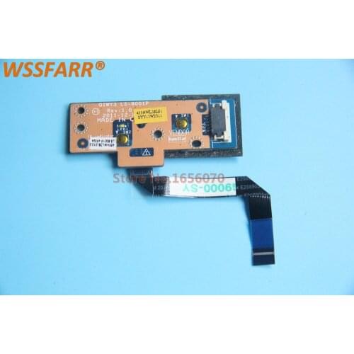 Original Power & Media Button Board for Lenovo IdeaPad Y580 Series QIWY3 LS-8001P