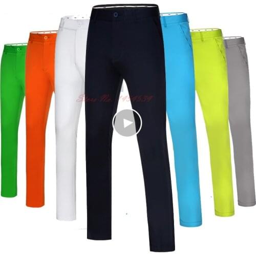 Professional Men Thin Sportswear Slim Long Ball Pant Loose Golf Tennis Baseball MaleTrousers Version De Golf Pour Hommes Clothes