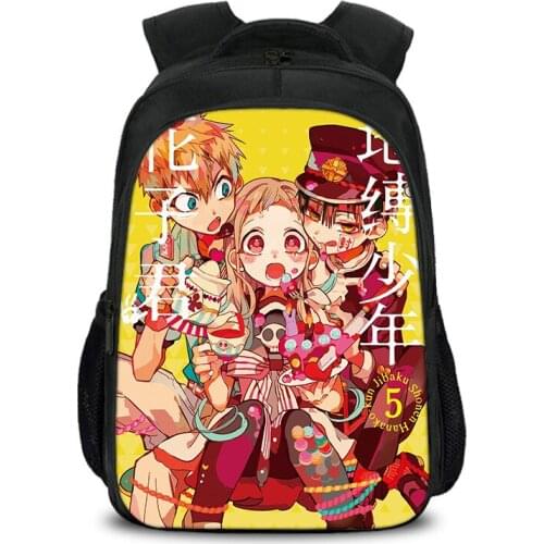Anime Toilet-bound Jibaku Shounen Hanako-kun Cosplay Backpack Nene Yashiro Schoolbags 3D Fashion Boys&Girls Mochila Infantil