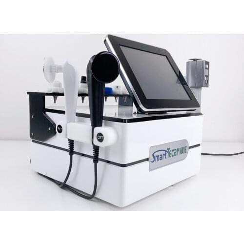 Smart Tecar Wave Capactive And Resistive Energy Transfer / EMS Combine Shockwave 3 In 1 Physiotherapy Machine
