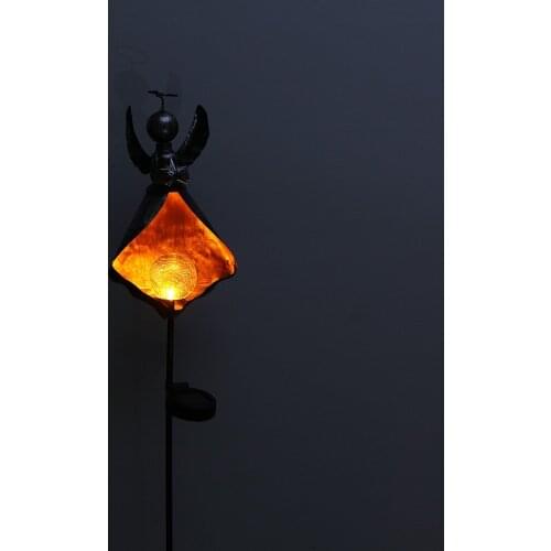 Solar LED Simulate Flame Light Lawn Lantern Lamp Waterproof Outdoor Lights Drop Shipping