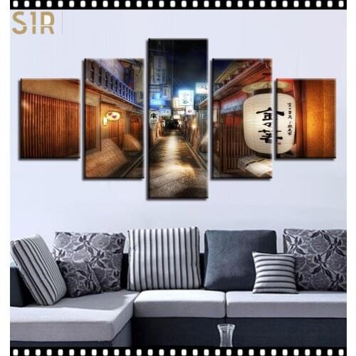 World Famous Architecture Beauty HD Five Wall Painting Decorative Painting Anime Posters Wall Decor Anime Decor Room Decor