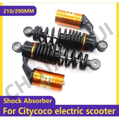 High Quality 210MM 290MM Rear Shock Absorber for Citycoco Electric Bicycle Scooter with Decorative Airbag Rear Damping Spring