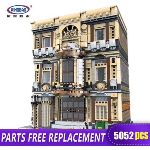 XingBao 01005 City Street Series High Difficulty The Marine Museum Big Model Toys For Children Building Blocks Bricks Kit Gifts