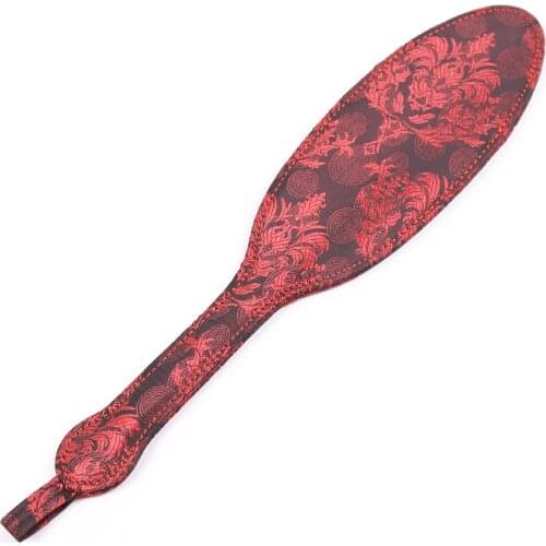 Womens Leather Pat Couples Flirting Playing PP Special Tempo Adult Sex Toys Passion Classic Pattern Hand Pat Paddle