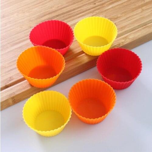 1 pcs Silicone Mold Cupcake Soap Cake Muffin Baking Tools Bakery Pastry Bakeware Kitchen Biscuit Stencil cookie mould form