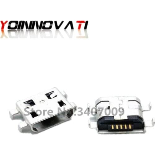 10pcs/Lot,Micro USB 5pin B type Female Connector For Mobile Phone Micro USB Jack Connector 5 pin Charging Socket