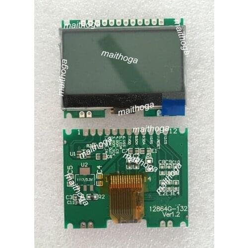 12PIN COG 12864 LCD Screen ST7567 Drive IC 3.3V White Backlight SPI Interface