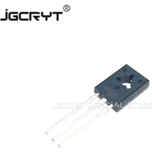 20Unids/lote BD237 BD238 new TO-126 2A/80V NPN/PNP power transistor/transistor