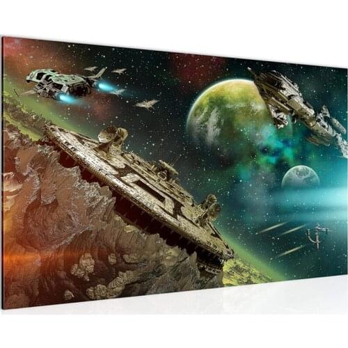 5D DIY square/round Diamond painting spacecraft Cross Stitch Diamond Embroidery Pattern Rhinestone J2885