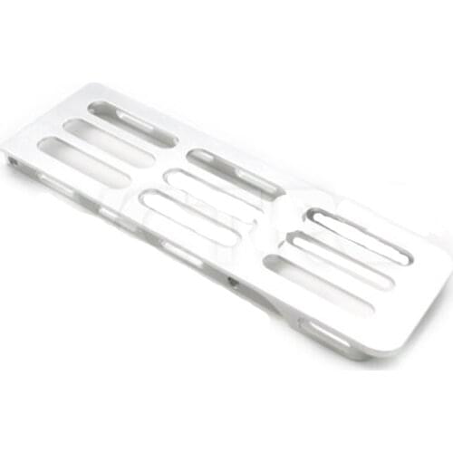 CNC Lengthened Metal Battery Mount plate holder Silver for Trex 450 Pro 450PRO