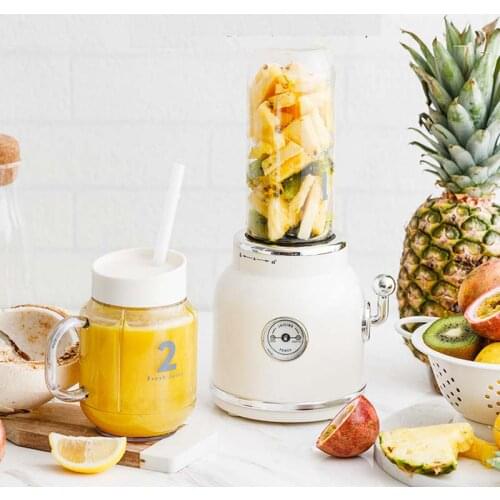 Electric Fruit Juicer Handheld Smoothie Maker Blender Stirring Portable Multifunction Juicer with Knives