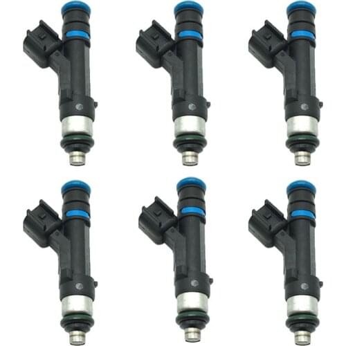 6pcs Fuel Injector Nozzle 53032701AA 0280158020 For Jeep Liberty Dodge Dakota Mitsubishi Raider 3.7L