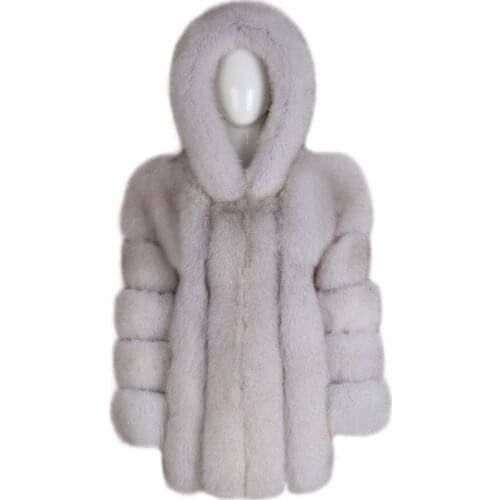 GO BALLISTIC YA Fur Coats With A Hood
