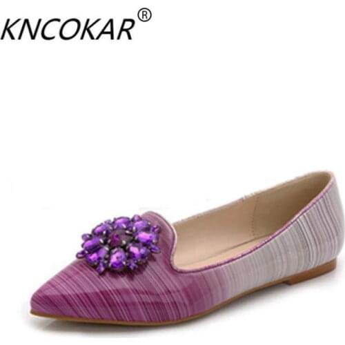 KNCOKAR Women's Slip-ons