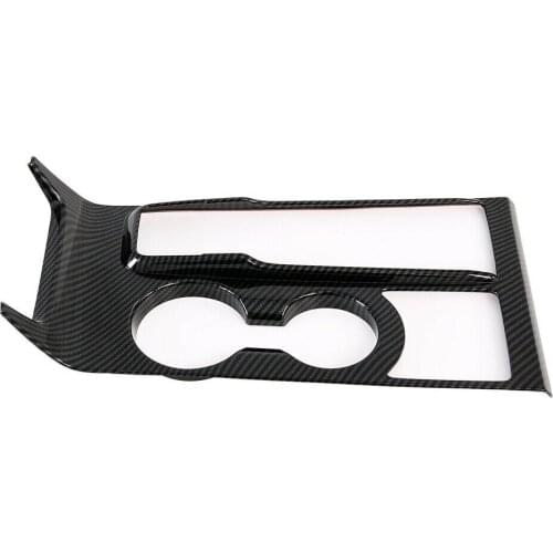 Carbon Fiber Center Gear Shift Shifter Control Panel Cover Trim Fit For Hyundai Tucson 2019 2020 Accessories