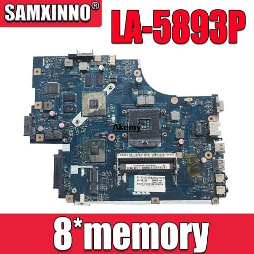 LA-5893P placa madre para For Acer 5740, 5741, 5742, 5741G 5742GLA-5891P LA-5894P LA-5893P placa base 8 * memoria de vídeo