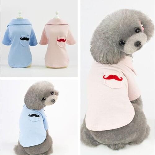 Summer Pet Dog Shirts Puppy Vest Printed Dog Clothes for Small Medium Dogs Spring Breathable Pet Apparel