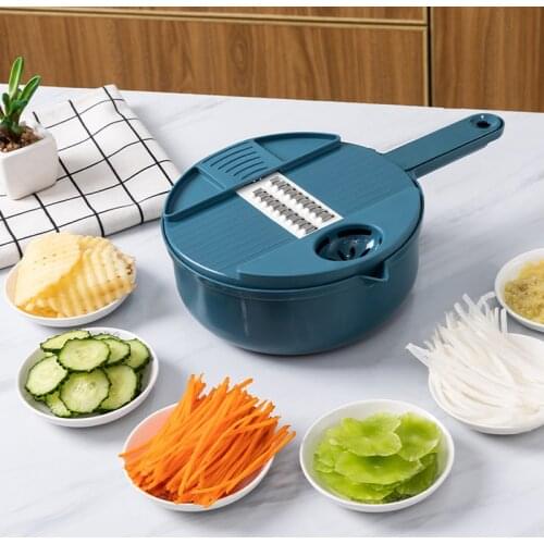 12 In 1 Multi-Function Vegetable Chopper Grater Carrots Potatoes Manually Cut Shred Grater For Kitchen Convenience