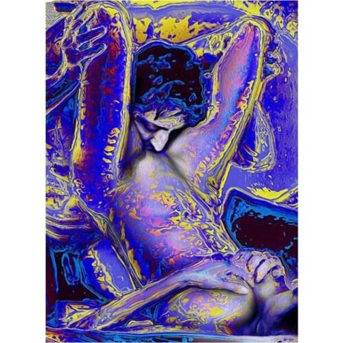 Diamond Painting Kit Abstract Sexy Couple 5D DIY Diamond Embroidery Cross Stitch Picture Of Rhinestones Mosaic Home Decor P116