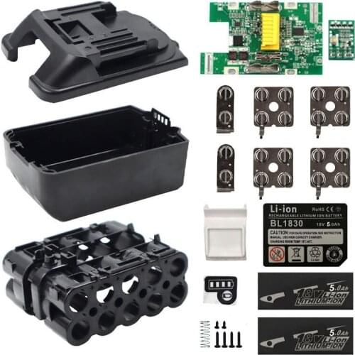 Plastic Case Nesting Single Cell Protection Detection Protection Board PCB for Makita 18V Battery BL1830