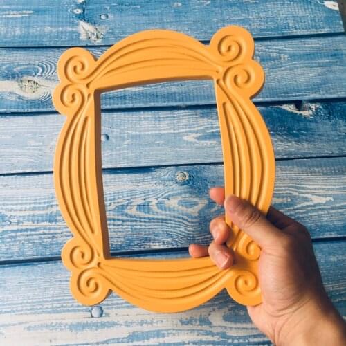 Friends Monica Rear Door Frame Yellow Wood New House DecorativeHandmade Door Frame Friends Moving Gifts
