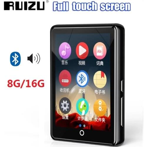 2021 RUIZU M7 Metal Bluetooth 5.0 MP4 player Built-in Speaker 2.8 inch Screen With E-Book Recording Radio Video Pedometer