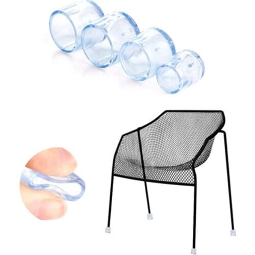 11 Sizes 4PCS Round Rubber Furniture Chair Table Mat Silicone Anti Scratch Protector Cap Tables Ferrule Feet Leg Floor Protector