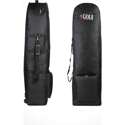 2020 Golf Bag Travel Aviation with Wheels Large Capacity Club Cover Foldable Lightweight Nylon Airplane Travelling Ball Bags New